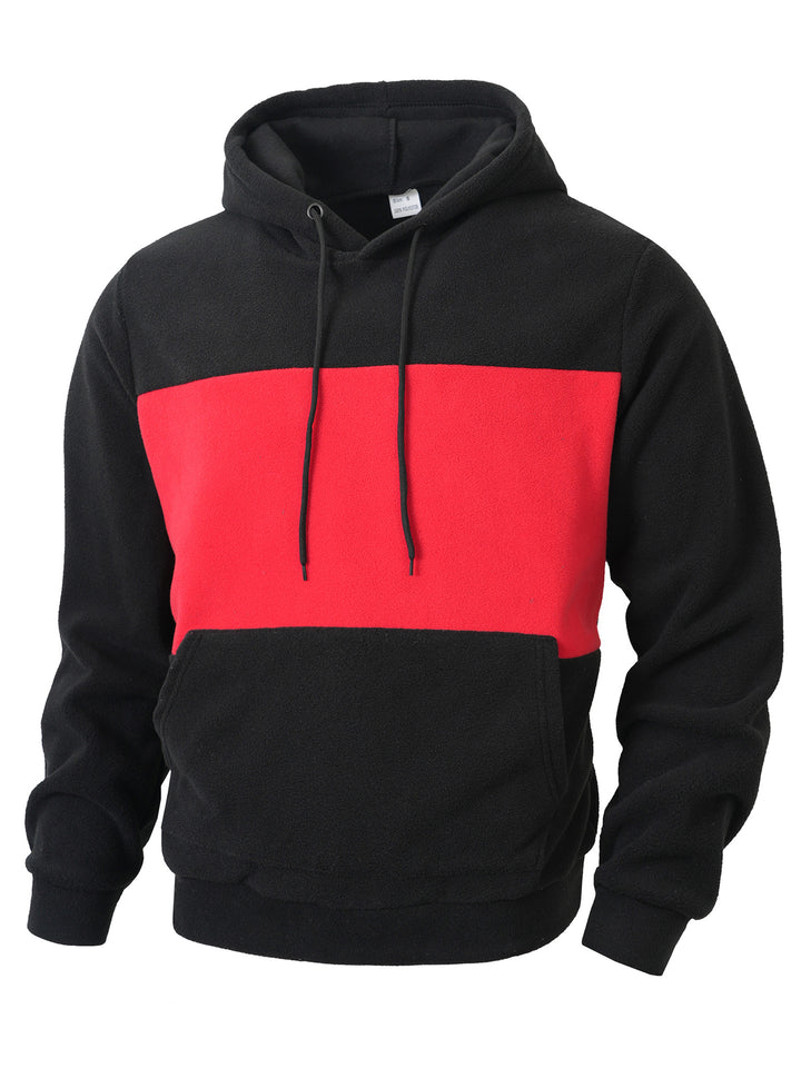 Men's Fleece Hoodie with Innovative Design Lune London