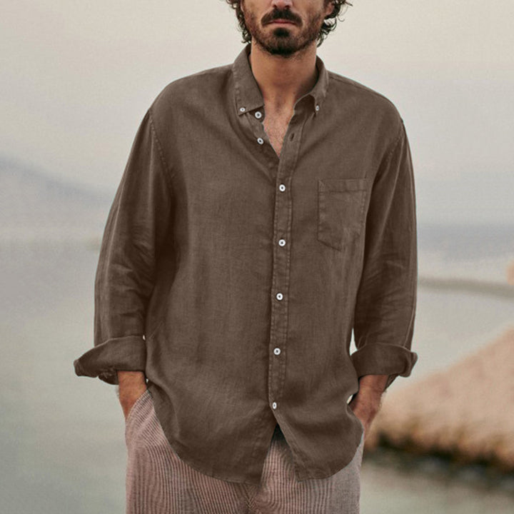 Men's Lightweight Linen Shirt Lune London