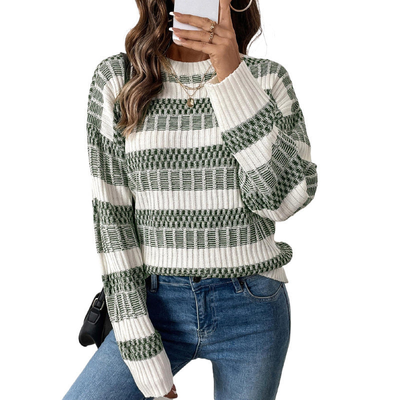 Sweater women with textured pattern and loose fit Lune London