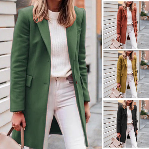 Elegant and comfortable wool coat for women Amarae