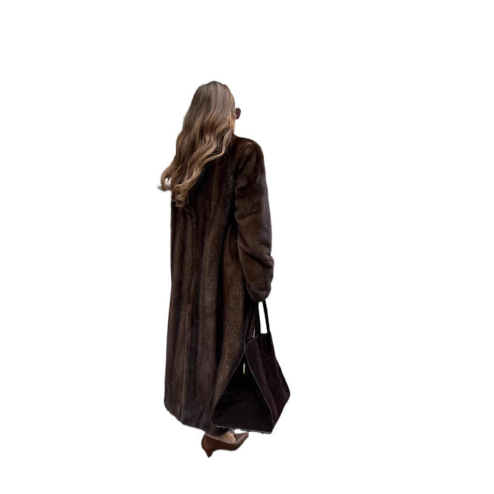 Women Elegant Fleece Coat Amarae