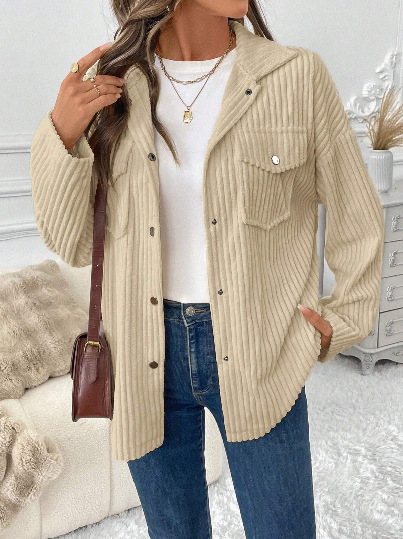 Oversized corduroy jacket for women Lune London