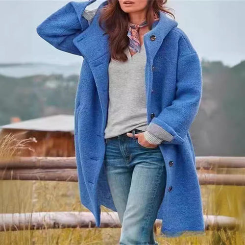 Ladies Chic Modern Wool Coat