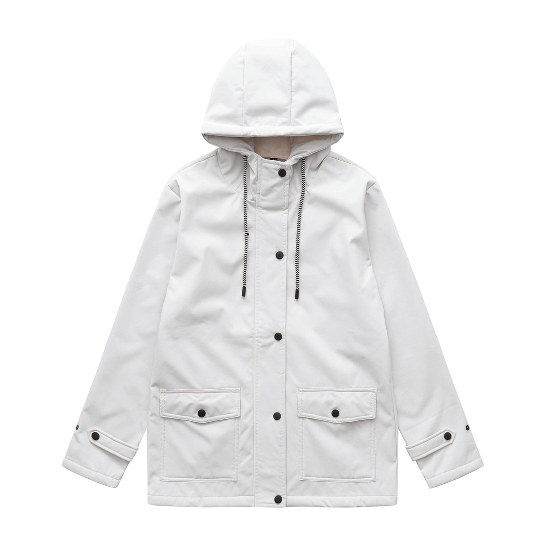 Women's functional water-repellent transition jacket with hood Lune London