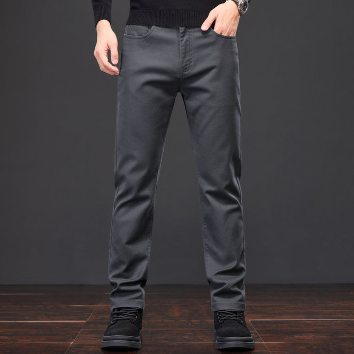 Casual chino pants for men with elastic waist and modern details Lune London