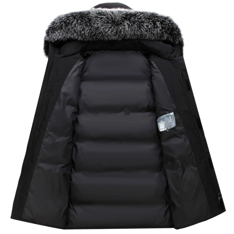 Men’s Water-Repellent Winter Parka with Removable Hood & Cozy Lining | Lune London