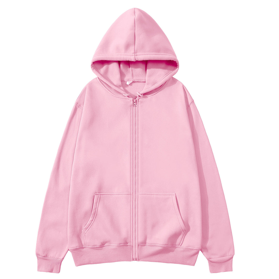 Women’s fleece hooded jacket with full zipper Lune London