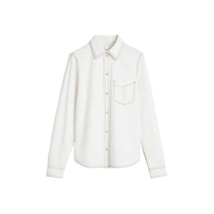 Chemise en denim pour femmes à coupe décontractée Chic & Stil