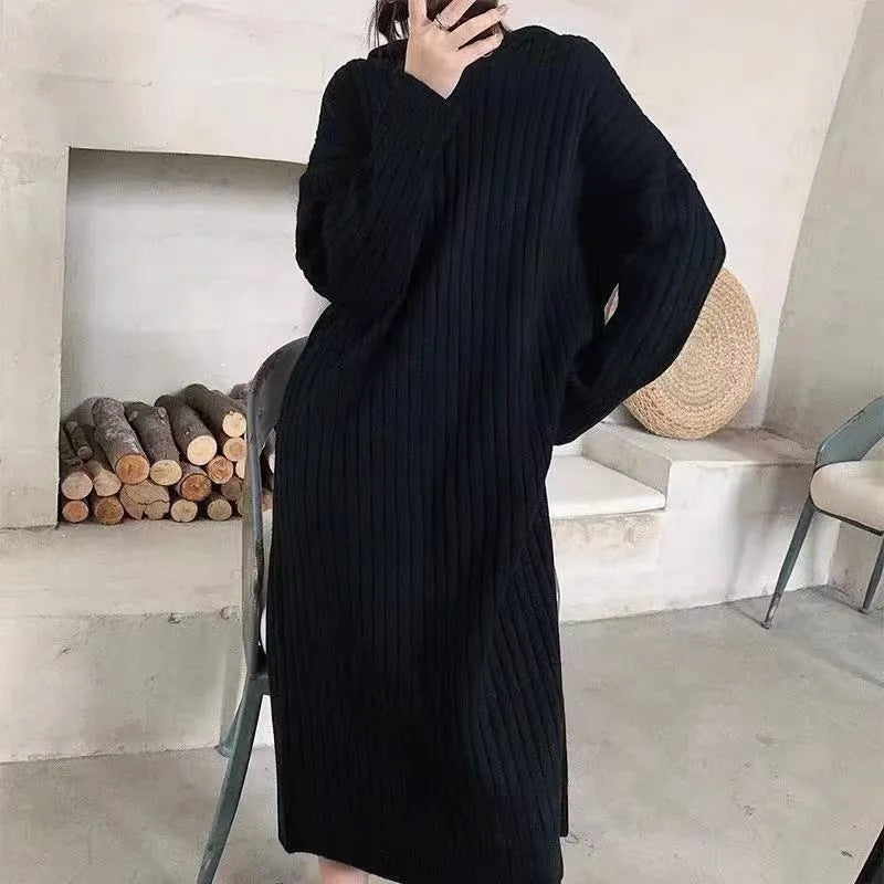 Pull en tricot pour femmes avec capuche et texture côtelée Chic & Stil