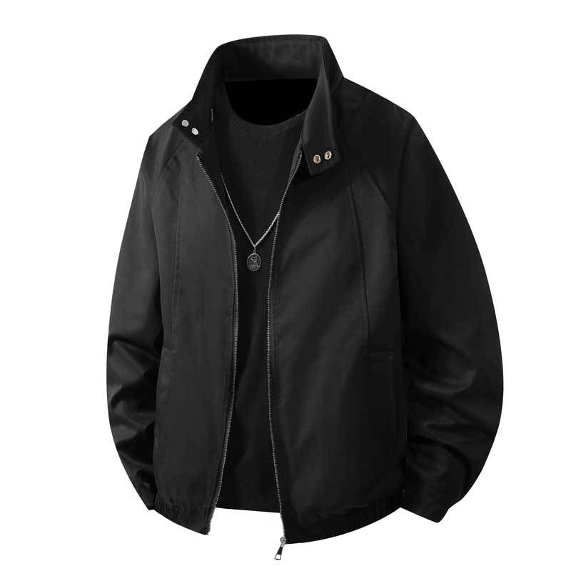 Men's windbreaker leisure jacket with high collar and elastic cuffs Lune London