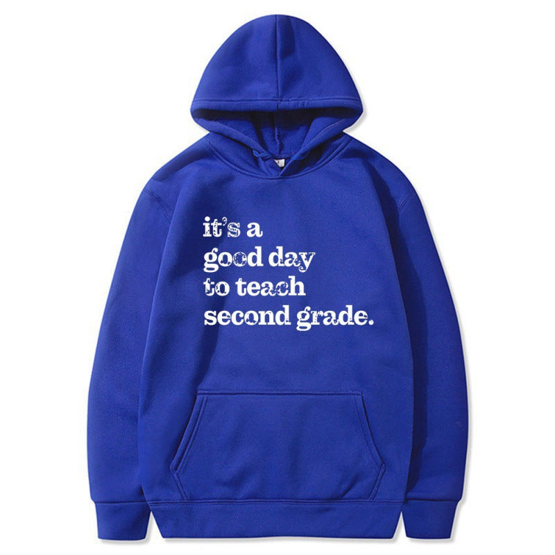 Women's hoodie with inspiring teacher quote and comfortable fit Lune London