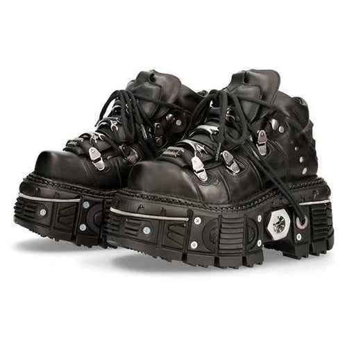 Women Stable High-Top Boots with Robust Rubber Sole Amarae
