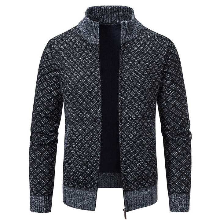 Elegant knitted blazer for men with a textured pattern Lune London