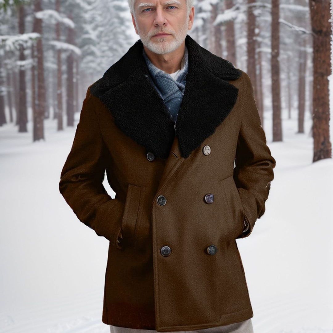 Fashion Duffle Coat for Men with Soft Collar and Practical Pockets Lune London