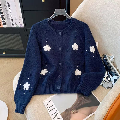 Cardigan femme avec design floral Chic & Stil