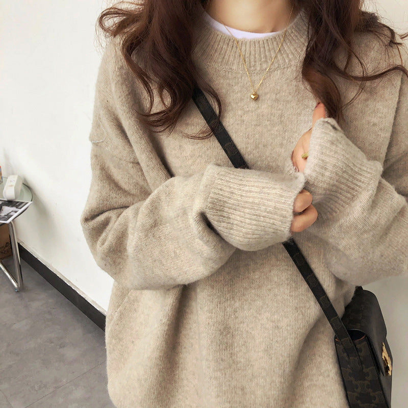 Femmes Pull Tricot Élargi Chic & Stil