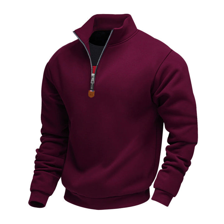 Men's Sweatshirt with Stand-Up Collar Amarae
