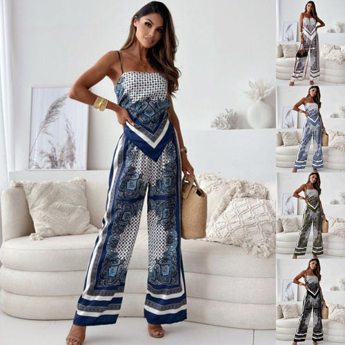 Ladies Jumpsuit Large Bohemian Chic Style