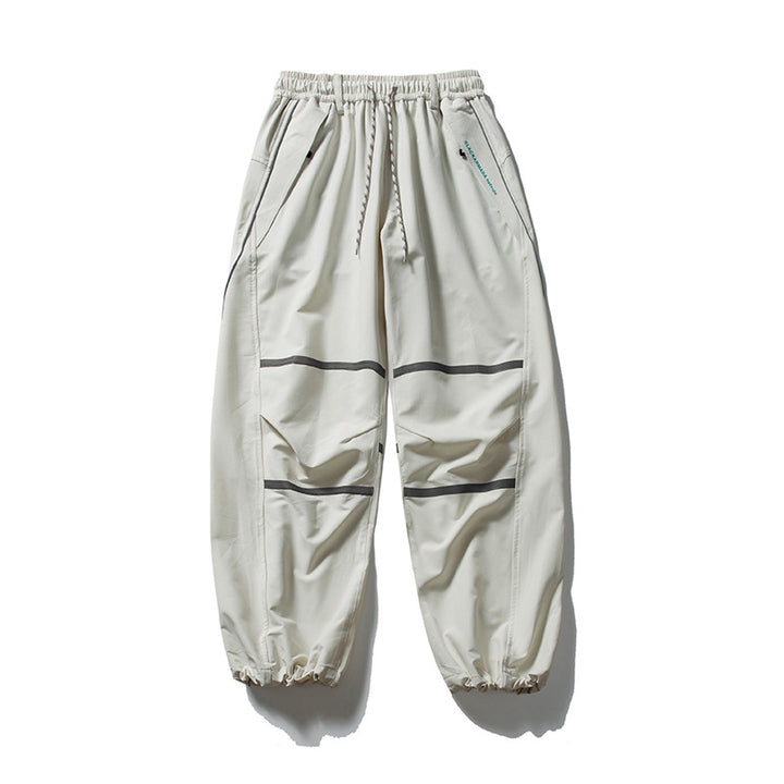 Men's Technical Cargo Jogging Pants with Drawstring, Knee Inserts and Elastic Cuffs Amarae
