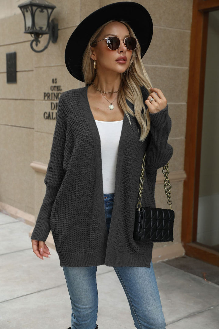 Lady cardigan with open front and relaxed fit Lune London