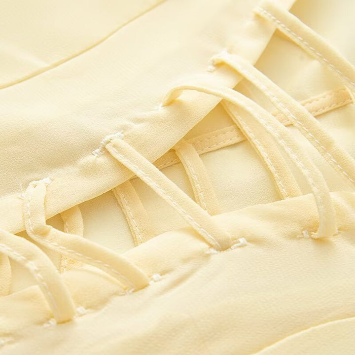 Blouse pour femmes avec détail de dentelle élégant et manches larges Chic & Stil