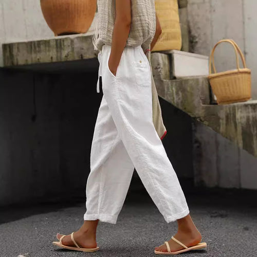 Women linen casual pants Amarae
