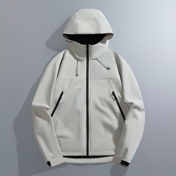 Men's waterproof outdoor jacket with adjustable hood Amarae