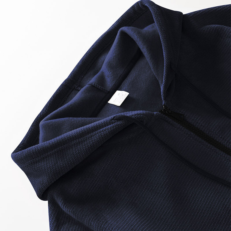 Men's technical Zip-Hoodie with breathable fabric and side pockets Lune London