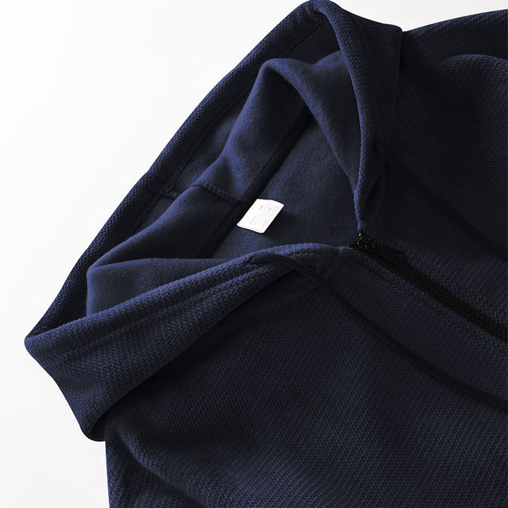 Men's technical Zip-Hoodie with breathable fabric and side pockets Lune London