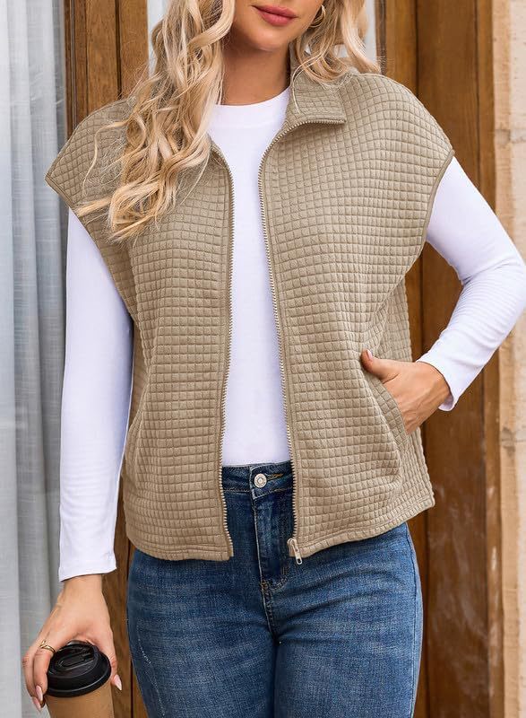 Quilted vest for women with a comfortable cut Lune London