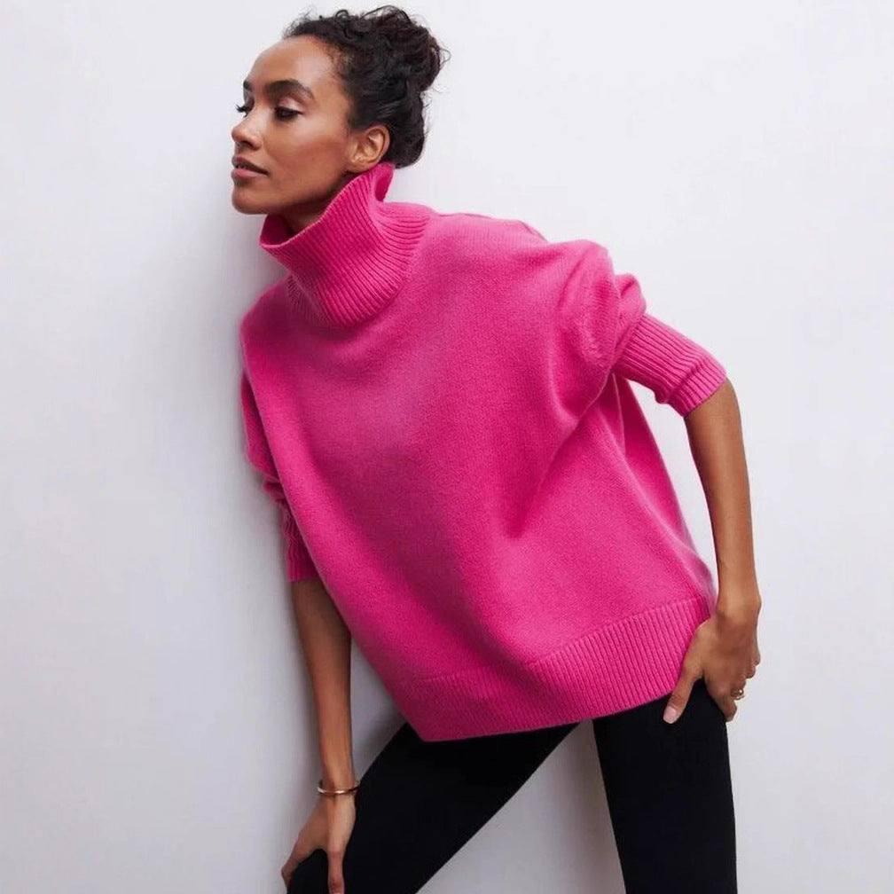 Women's Cozy Turtleneck Sweater Lune London