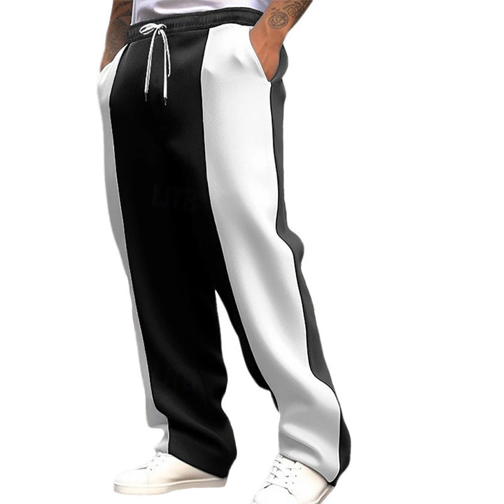 Men's sporty training pants with contrasting details Lune London