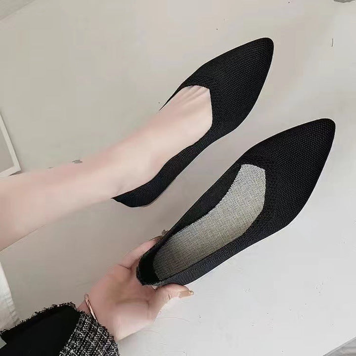 Women's Elegant and Breathable Ballet Flats with Flexible Footbed Lune London