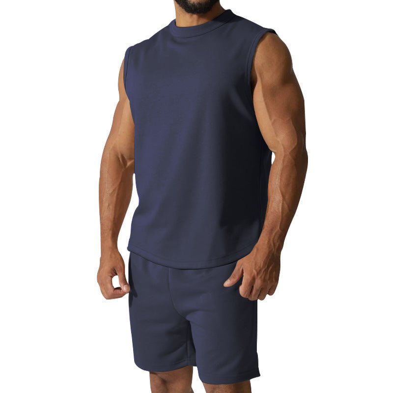 Men's short sleeve athletic set with elastic waistband and modern design Lune London