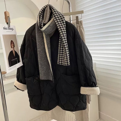 Ladies Comfortable Quilted Jacket with Large Pockets Amarae