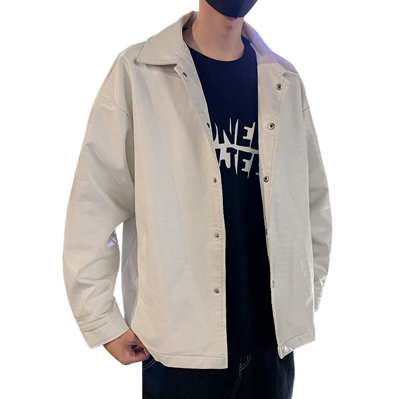 Amarae snap button casual jacket for men