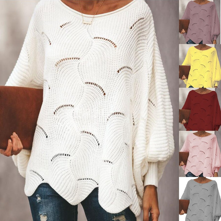 Ladies Elegant Knit Top with Relaxed Fit and Airy Knits Lune London