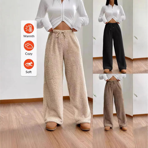 Ladies Comfortable Plush Fabric Leisure Pants Amarae