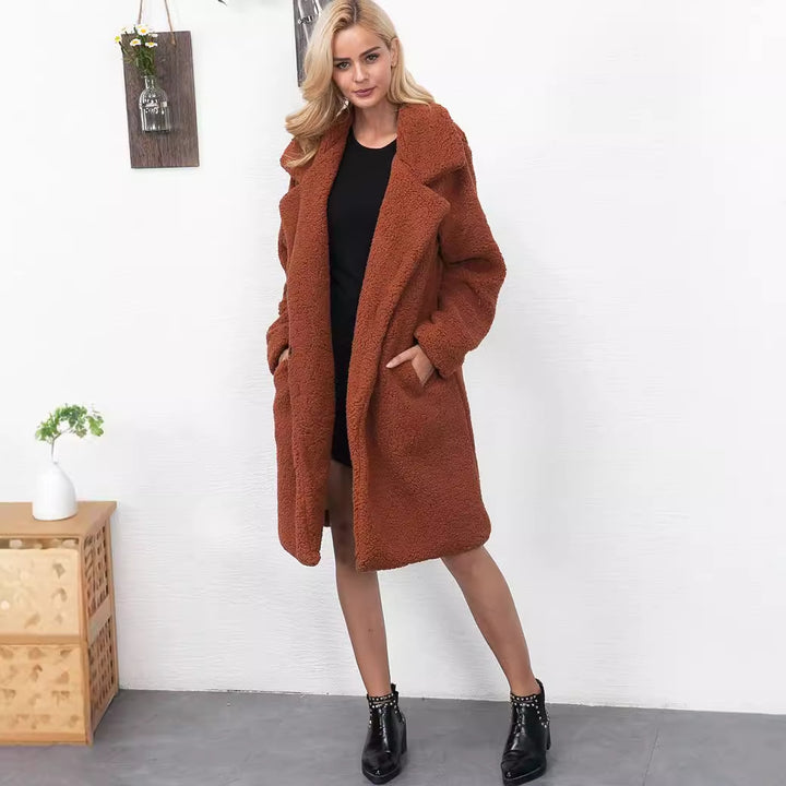 Cozy teddy coat for women Amarae