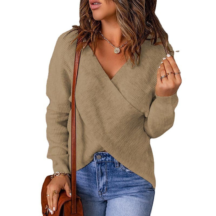 Lune London modern striped wool sweater for women