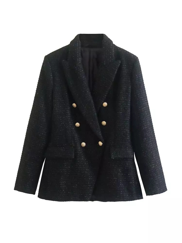 Ladies Elegant Blazer with fine pattern Moon London