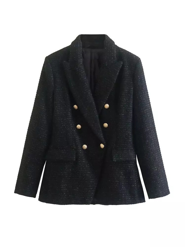 Ladies Elegant Blazer with fine pattern Moon London