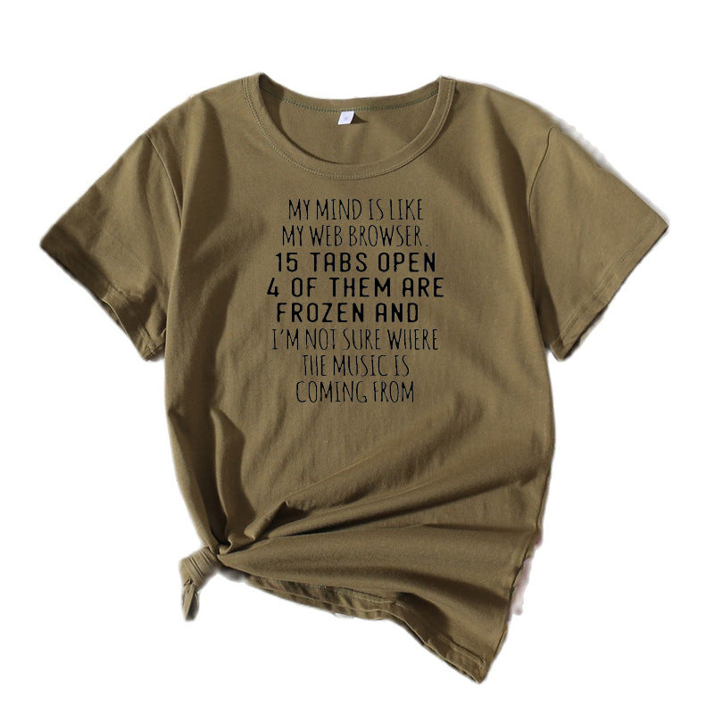 Casual graphic t-shirt for women Lune London