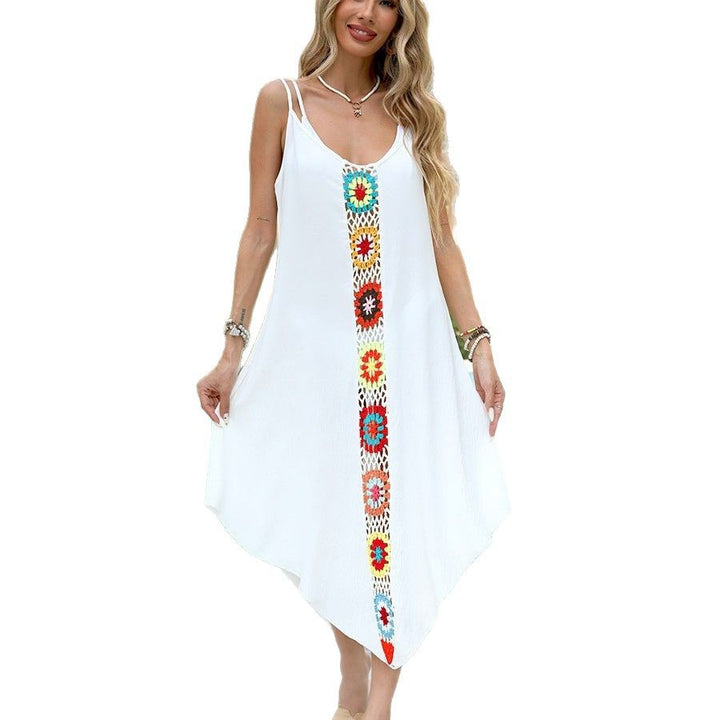 Lune London bohemian style fluid midi dress for women