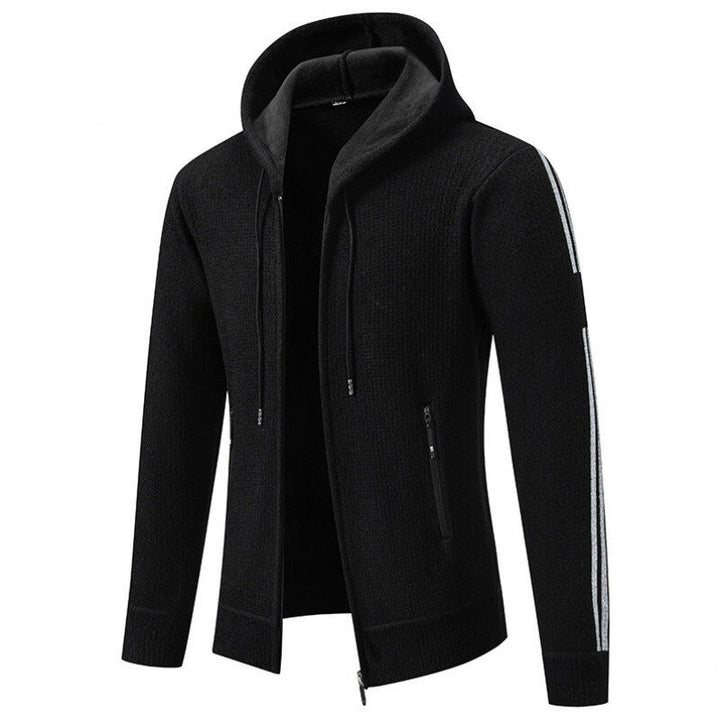 Sporty hoodie jacket for men with an innovative material blend Lune London