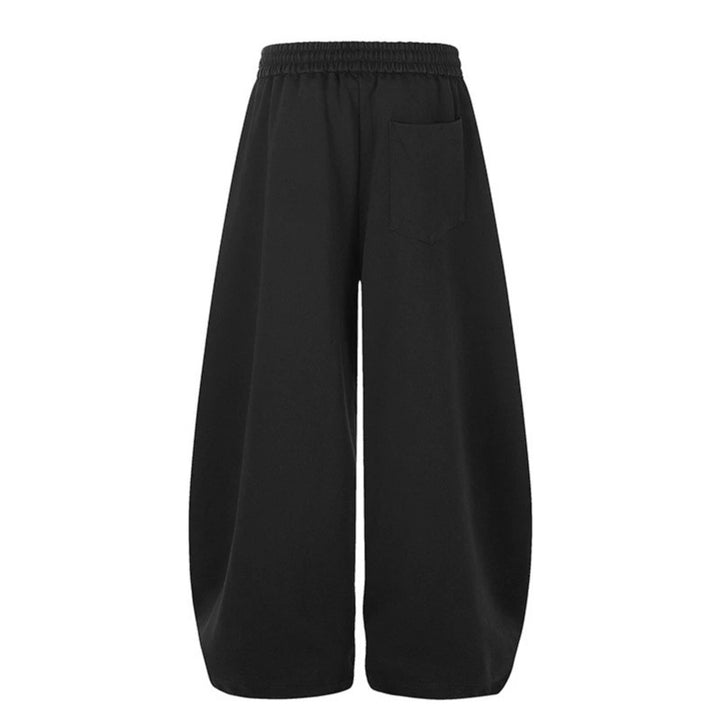 Women's Extra Wide Cropped Palazzo Sweatpants with Comfort Waistband and Drawstring Amarae