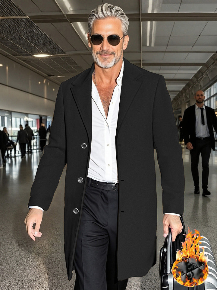 Men's Elegant Double Tunnel Coat High Quality Lune London