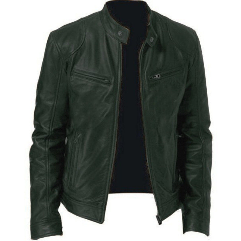 Premium leather biker jacket for men Lune London