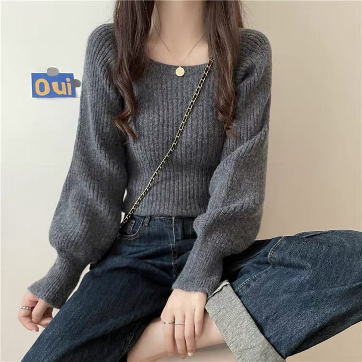 Pull en tricot pour dames avec des manches larges Chic & Stil