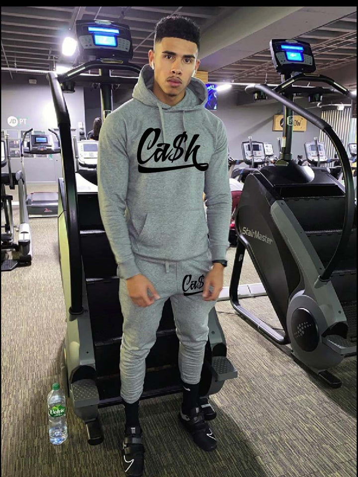 Women's sporty hoodie and jogger pants set with catchy inscription Lune London